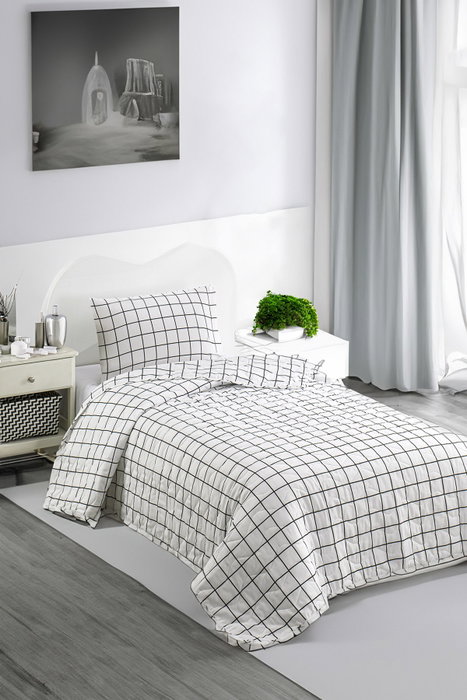 L'essentiel linge de maison Artus - Blanco y negro